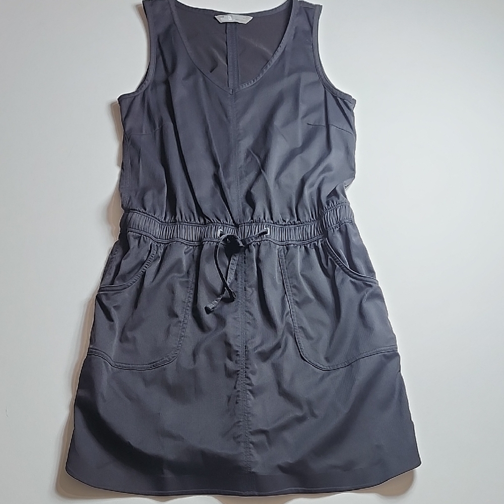 The North Face Sleeveless Black Dress | Size S | Drawstring Waist | EUC